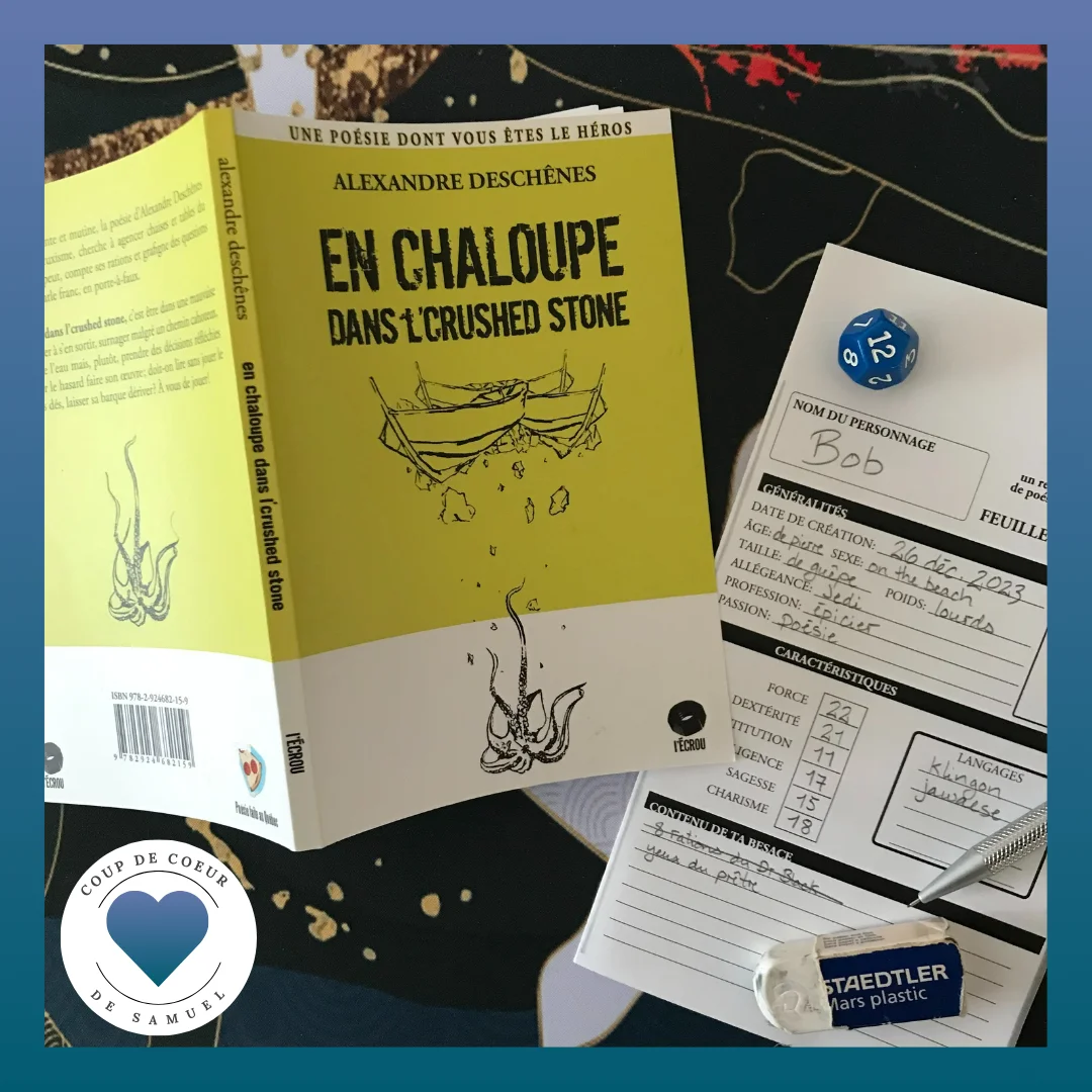Alexandre Deschênes (2019) En Chaloupe Dans L'crushed Stone Alexandre Deschênes (2019) En Chaloupe Dans L'crushed Stone