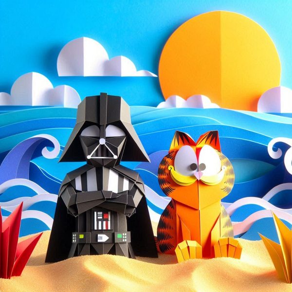 Darth Vador Et Garfield